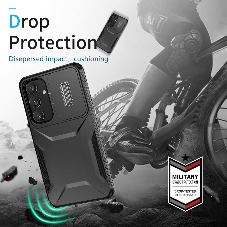 For Samsung Galaxy S25 5G / S24 5G Sliding Camshield Phone Case(Black)