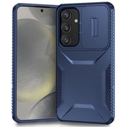 For Samsung Galaxy S25 5G / S24 5G Sliding Camshield Phone Case(Blue)