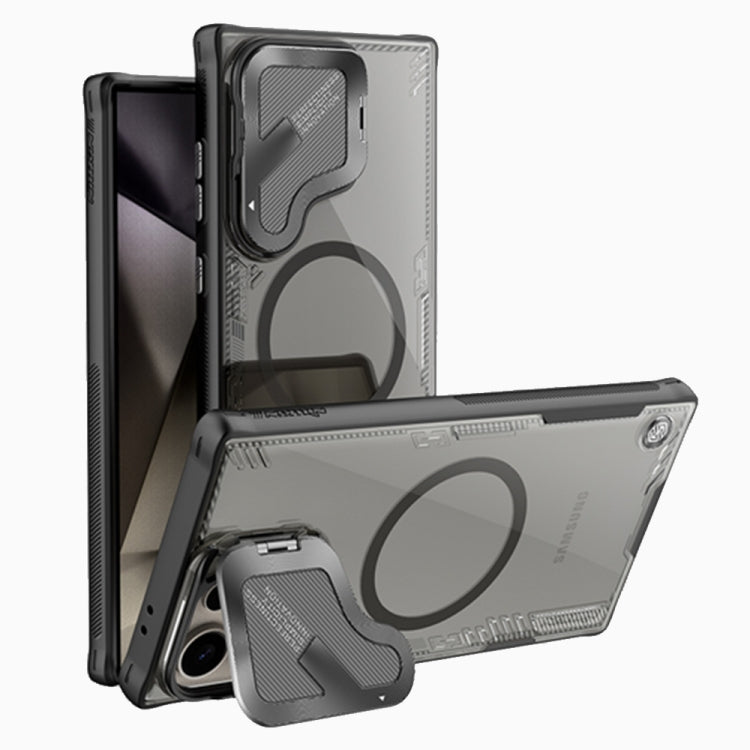 For Samsung Galaxy S24 Ultra 5G NILLKIN Ice Air Prop Series MagSafe Magnetic Cover Version Phone Case(Black) - free shipping - PMC Jewellery - Order now!