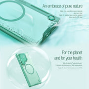 For Samsung Galaxy S24 Ultra 5G NILLKIN Ice Air Prop Series MagSafe Magnetic Cover Version Phone Case(Green)