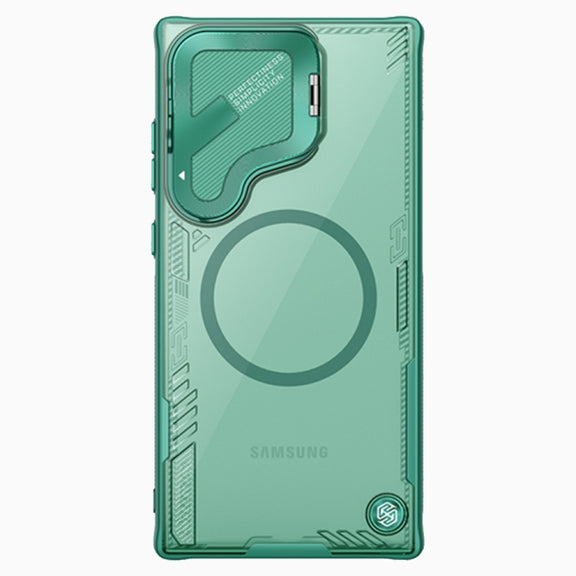 For Samsung Galaxy S24 Ultra 5G NILLKIN Ice Air Prop Series MagSafe Magnetic Cover Version Phone Case(Green)