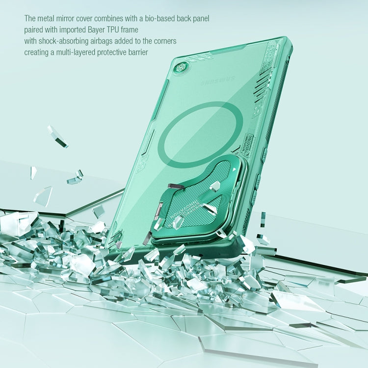 For Samsung Galaxy S24 Ultra 5G NILLKIN Ice Air Prop Series MagSafe Magnetic Cover Version Phone Case(Green)