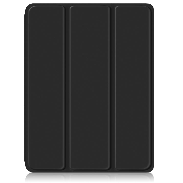 For iPad Air 11 2024 / Pro 11 2022 Acrylic 3-Fold Smart Leather Tablet Case(Black) - iPad Air 11 2024 Cases by PMC TechLife | Online Shopping South Africa | PMC TechLife | Buy Now Pay Later Mobicred