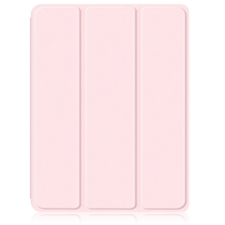 For iPad Pro 11 2024 Acrylic 3-Fold Smart Leather Tablet Case(Pink) - iPad Pro 11 2024 Cases by PMC TechLife | Online Shopping South Africa | PMC TechLife | Buy Now Pay Later Mobicred