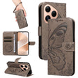 For Huawei Pura 80 5G Swallowtail Butterfly Embossed Leather Phone Case(Grey) - free shipping - PMC TechLife - Order now!