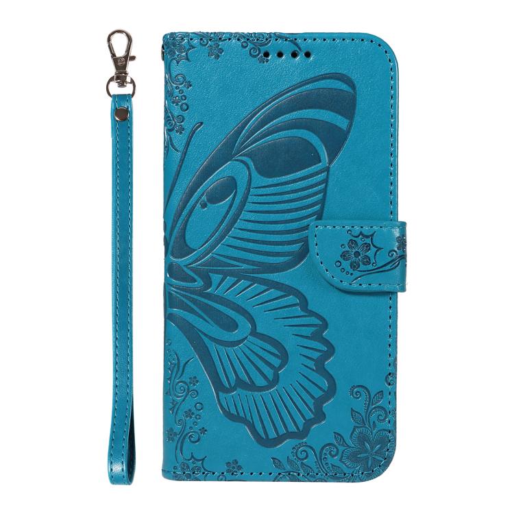 For Huawei Pura 80 Pro 5G Swallowtail Butterfly Embossed Leather Phone Case(Blue)