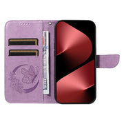 For Huawei Pura 80 Pro 5G Swallowtail Butterfly Embossed Leather Phone Case(Purple)