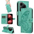 For Huawei Pura 80 Pro 5G Swallowtail Butterfly Embossed Leather Phone Case(Green) - free shipping - PMC TechLife - Order now!