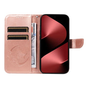 For Huawei Pura 80 Pro 5G Swallowtail Butterfly Embossed Leather Phone Case(Rose Gold)