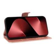 For Huawei Pura 80 Pro 5G Swallowtail Butterfly Embossed Leather Phone Case(Rose Gold)