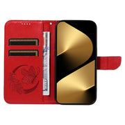For Huawei Pura 80 Ultra 5G Swallowtail Butterfly Embossed Leather Phone Case(Red)