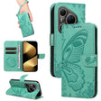 For Huawei Pura 80 Ultra 5G Swallowtail Butterfly Embossed Leather Phone Case(Green) - free shipping - PMC TechLife - Order now!