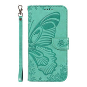 For Huawei Pura 80 Ultra 5G Swallowtail Butterfly Embossed Leather Phone Case(Green)