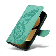 For Huawei Pura 80 Ultra 5G Swallowtail Butterfly Embossed Leather Phone Case(Green)