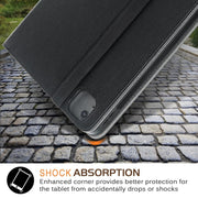 For iPad Air 13 2025 / 2024 Front Stand Smart TPU Leather Tablet Case(Black)