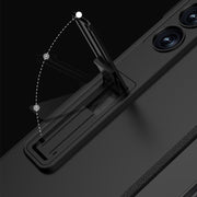 For Samsung Galaxy Z Fold6 GKK Integrated Full Coverage Magnetic Fold Phone Case(Gold)