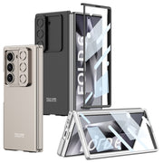 For Samsung Galaxy Z Fold6 GKK Integrated Ultra-thin Sliding Window Phone Case(Black)