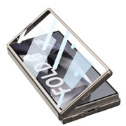 For Samsung Galaxy Z Fold6 GKK Integrated Ultra-thin Sliding Window Phone Case(Titanium Gray)