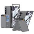 For Samsung Galaxy Z Fold6 GKK Integrated Magsafe Detachable Card Slot Phone Case(Gray) - free shipping - PMC Jewellery - Order now!