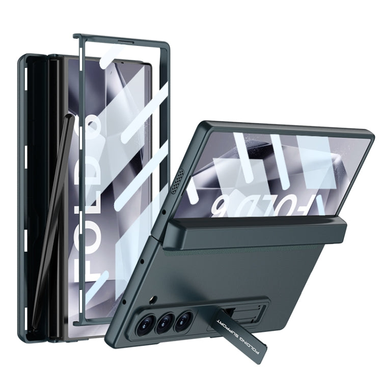For Samsung Galaxy Z Fold6 GKK Integrated Magnetic Full Coverage Flip Phone Case with Pen Box, Not Included Pen(Green) - free shipping - PMC Jewellery - Order now!