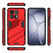For Redmi K70 Ultra Global Punk Armor 2 in 1 PC + TPU Phone Case with Holder(Red)