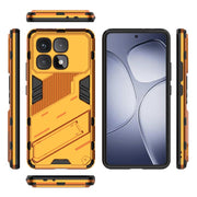 For Redmi K70 Ultra Global Punk Armor 2 in 1 PC + TPU Phone Case with Holder(Orange)