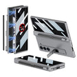 For Samsung Galaxy Z Fold6 GKK Integrated Anti Peep Full Coverage Magnetic Fold Phone Case with Pen Slot, Not Included Pen(Grey) - free shipping - PMC Jewellery - Order now!