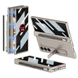 For Samsung Galaxy Z Fold6 GKK Integrated Anti Peep Full Coverage Magnetic Fold Phone Case with Pen Slot, Not Included Pen(Titanium Gray) - free shipping - PMC Jewellery - Order now!