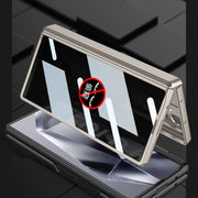 For Samsung Galaxy Z Fold6 GKK Integrated Anti Peep Full Coverage Magnetic Fold Phone Case(Black)