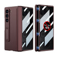 For Samsung Galaxy Z Fold6 GKK Integrated Anti Peep Full Coverage Magnetic Fold Phone Case(Wine Red) - free shipping - PMC Jewellery - Order now!