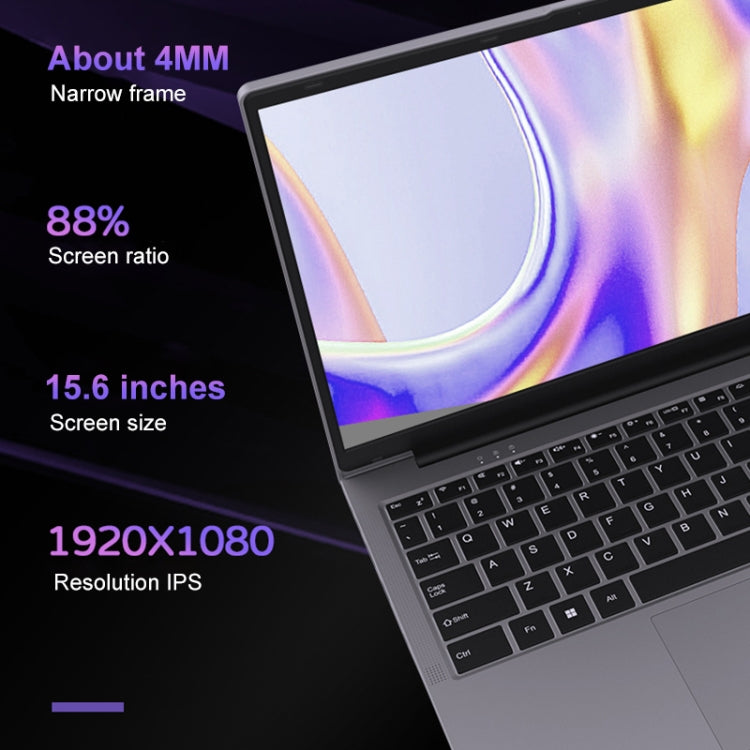 Jumper EZbook X8 15.6 inch Laptop, 16GB+512GB, Windows 11 Intel Alder Lake i5-12450H Octa Core(Grey)