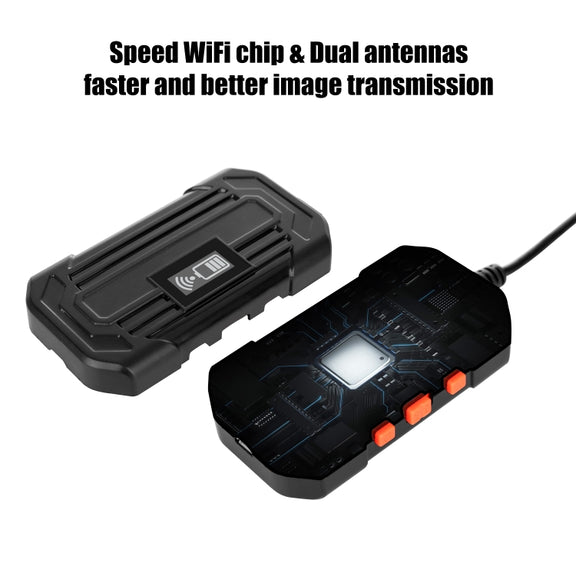 F240 3.9mm HD 1080P IP67 Water-resistant WiFi Direct Connection Digital Endoscope, Cable Length:2m(Black)