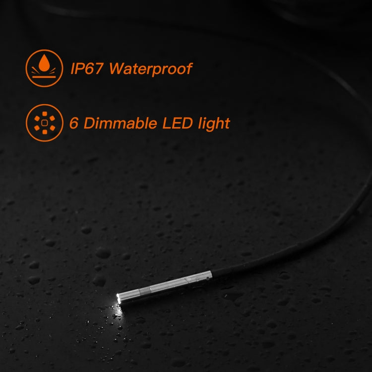 F240 3.9mm HD 1080P IP67 Water-resistant WiFi Direct Connection Digital Endoscope, Cable Length:2m(Black)