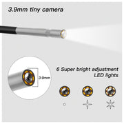F240 3.9mm HD 1080P IP67 Water-resistant WiFi Direct Connection Digital Endoscope, Cable Length:5m(Black)