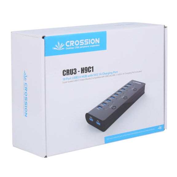 ORICO CRU3-H9C1 10 Port USB3.0 12V 4A HUB Power Adapter, Plug:AU Plug