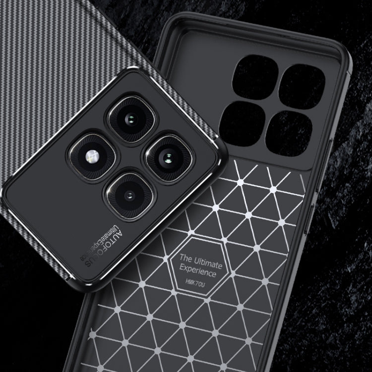 For Redmi K70 Ultra Carbon Fiber Texture Shockproof TPU Phone Case(Black) - free shipping - PMC Jewellery - Order now!