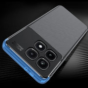 For Redmi K70 Ultra Carbon Fiber Texture Shockproof TPU Phone Case(Black)