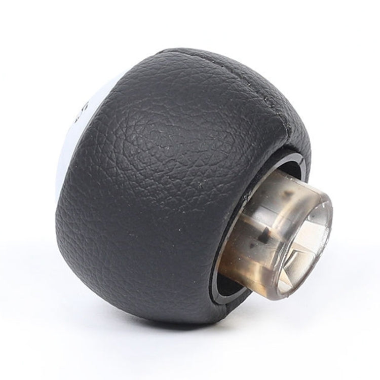 For Peugeot 307 / 308 Car Gear Lever Hand Ball Leather Gear Shift Knob, Style:6 Speed - Shift Knob by PMC TechLife | Online Shopping South Africa | PMC TechLife | Buy Now Pay Later Mobicred