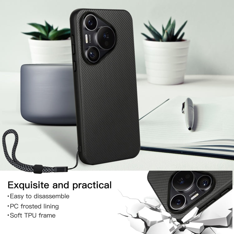 For Huawei Pura 70 Pro / 70 Pro+ ViLi TC Series Kevlar Carbon Fiber Texture Phone Case(Black)