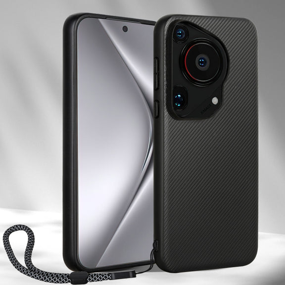 For Huawei Pura 70 Ultra ViLi TC Series Kevlar Carbon Fiber Texture Phone Case(Black)
