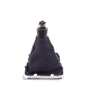 For Volkswagen Passat B6 2005-2011 Car Gear Lever Hand Ball Leather Gear Shift Knob with Chrome Frame, Style:6 Speed