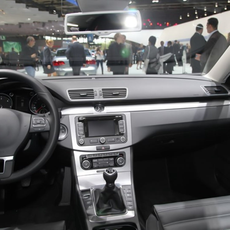 For Volkswagen Passat B6 2005-2011 Car Gear Lever Hand Ball Leather Gear Shift Knob with Chrome Frame, Style:6 Speed - Shift Knob by PMC Jewellery | Online Shopping South Africa | PMC Jewellery | Buy Now Pay Later Mobicred