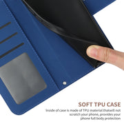 For Samsung Galaxy S25 Ultra 5G Skin Feel Sun Flower Embossed Flip Leather Phone Case with Lanyard(Dark Blue)