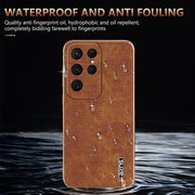 For Samsung Galaxy S25 Ultra 5G AZNS Electroplated Frame Crocodile Texture Full Coverage Phone Case(White)