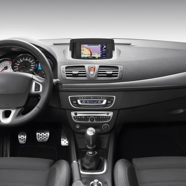 For Renault Clio III MK3 Car Gear Lever Knob Leather Gear Shift Knob(Black) - Shift Knob by PMC TechLife | Online Shopping South Africa | PMC TechLife | Buy Now Pay Later Mobicred