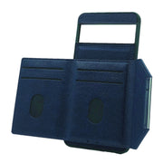 For Google Pixel 9 / 9 Pro Solid Color Metal Buckle Card Slots Bag Phone Case(Blue)