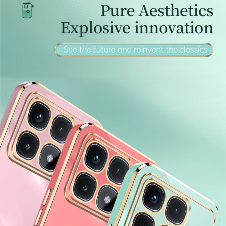 For Redmi K70 Ultra XINLI Straight Edge 6D Electroplate TPU Phone Case(Hawthorn Red)