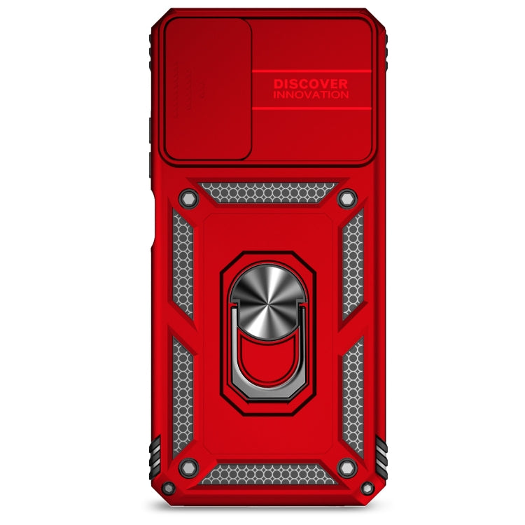 For Motorola Moto G Power 5G 2024 Sliding Camshield Holder Phone Case(Red) - free shipping - PMC Jewellery - Order now!
