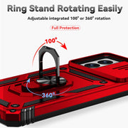 For Motorola Moto G Power 5G 2024 Sliding Camshield Holder Phone Case(Red)