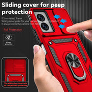 For Motorola Moto G Power 5G 2024 Sliding Camshield Holder Phone Case(Red)